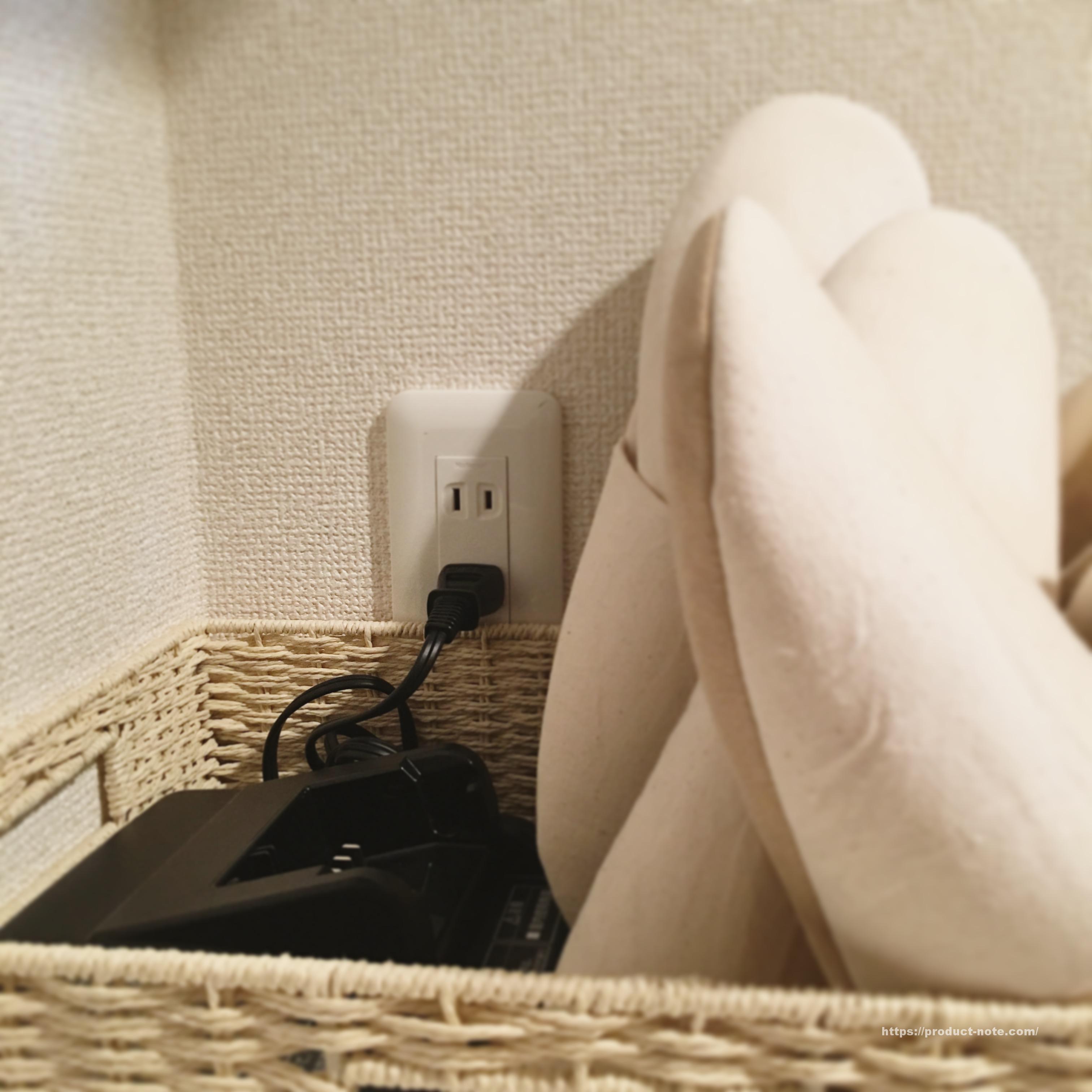 綿平織スリッパ 生成 無印良品