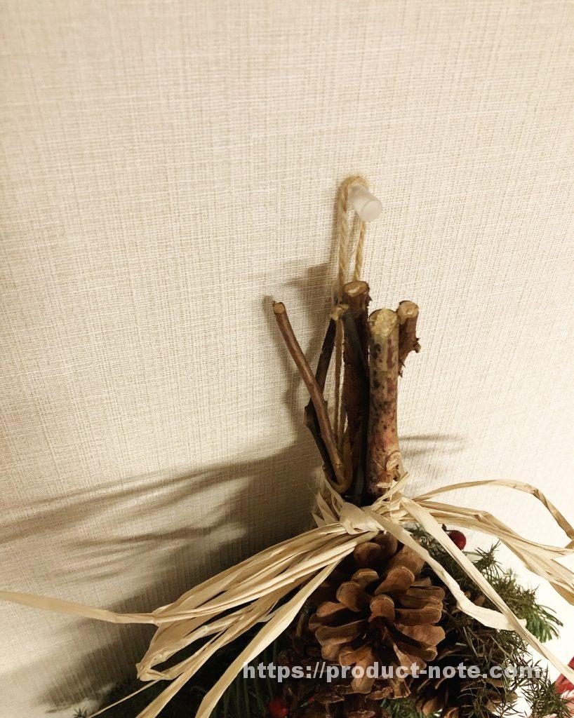 無印良品,クリスマススワッグ,飾りつけ