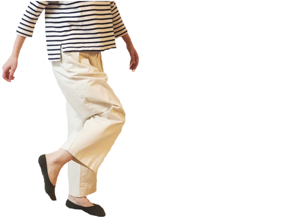 オーガニックコットン縦横ストレッチチノイージーワイドパンツ,無印良品